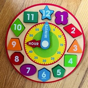 Melissa and Doug shape sorting clock